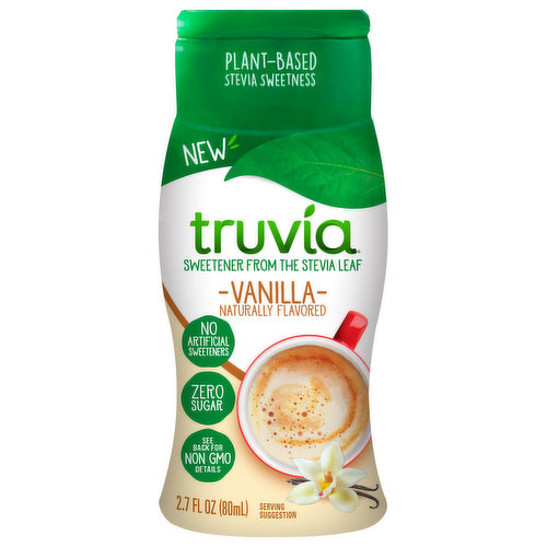 Truvia Sweetener, Zero Sugar, Vanilla