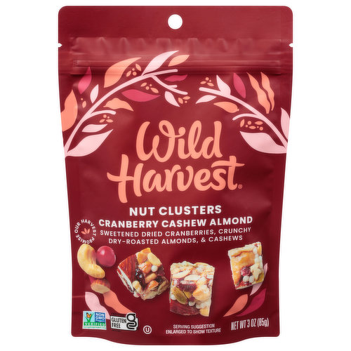 Wild Harvest Nut Clusters, Cranberry Cashew Almond