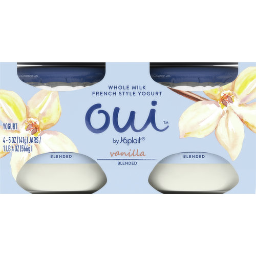 Oui by Yoplait Vanilla Gluten-Free French-Style Whole Milk Yogurt Jar