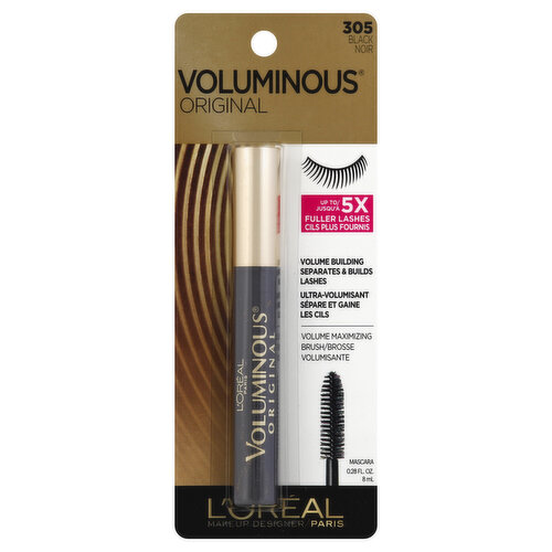 L'Oreal Voluminous Mascara, Original, Black 305