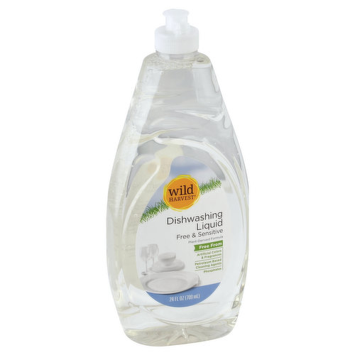 Plant-derived formula. Free From: artificial colors & fragrances; petroleum based cleaning agents; phosphates. Not tested on animals. This bottle is coded for recycling if recycling is available in your neighborhood. To learn more about Wild Harvest products, including our full line of organic products, please visit www.Wildharvestorganic.com.