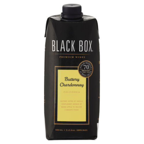 Black Box Buttery Chardonnay White Wine 500ml Tetra