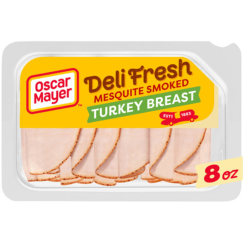 Oscar Mayer Mesquite Smoked Turkey Breast Sliced Lunch Meat