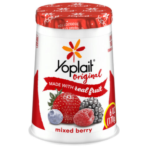 Yoplait Original Yogurt, Lowfat, Mixed Berry