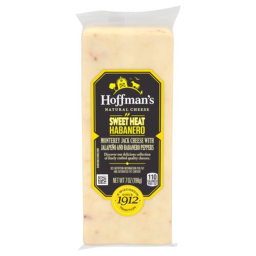Hoffman's Cheese, Natural, Sweet Heat Habanero