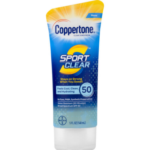 New. Stays on strong when you sweat. Feels cool, clean, and hydrating. No dyes, PABA, Synthetic preservatives. Water resistant (80 minutes). Questions? 1-866-288-3330.