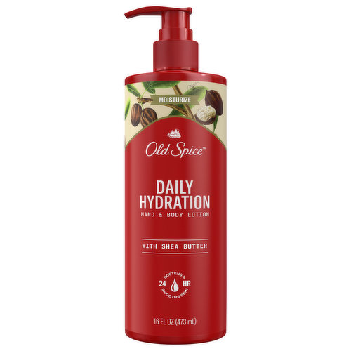 Old Spice Hand & Body Lotion, Daily Hydration, Moisturize