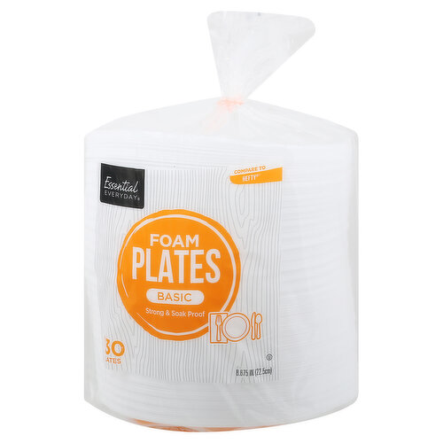 Essentials - Essentials Foam Plates 30 Count (30 count)  Winn-Dixie  delivery - available in as little as two hours