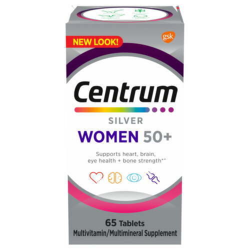 Centrum Multivitamin, Women 50+, Silver, Tablets