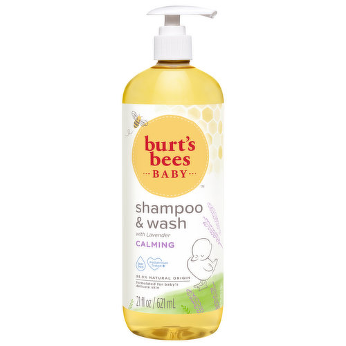 Burt's Bees Baby Shampoo & Wash, with Lavender, Calming