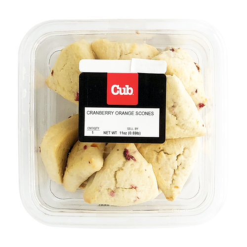 Cub Bakery Cranberry Orange Scones