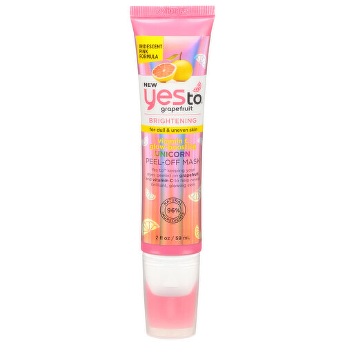 Peel-Off Mask, Grapefruit, Brightening, Vitamin C Glow-Boosting, Unicorn