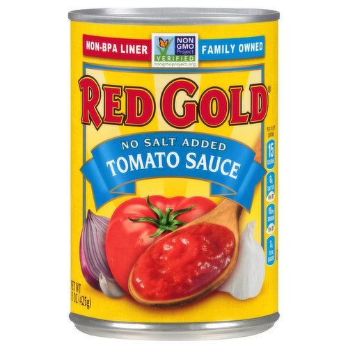 Red Gold Tomato Sauce, No Salt Added