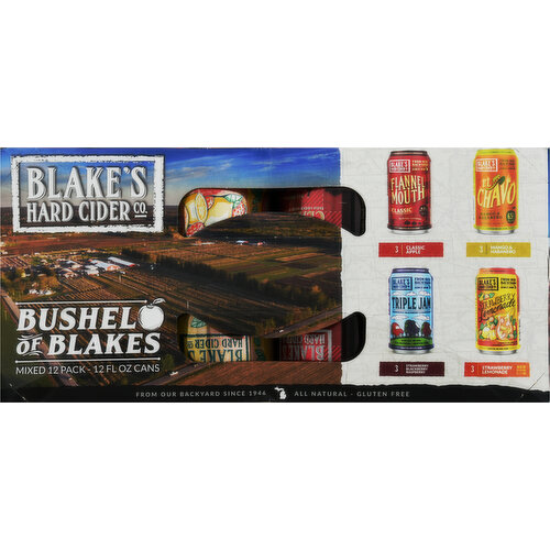 Blake's Hard Cider Bushel of Blakes Variety 12 Pack Cans