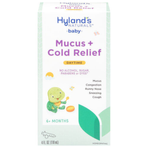 Hyland's Naturals Mucus + Cold Relief, Daytime, Baby