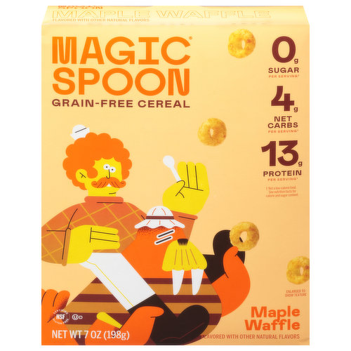 Magic Spoon Cereal, Grain-Free, Maple Waffle