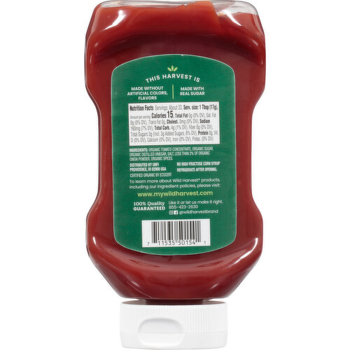 Wild Harvest Ketchup, Organic