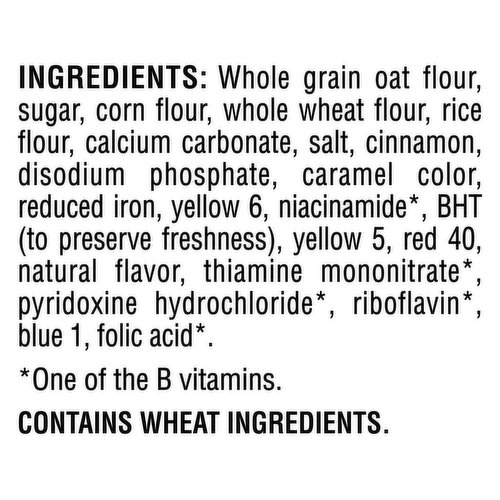 life cereal cinnamon nutrition facts