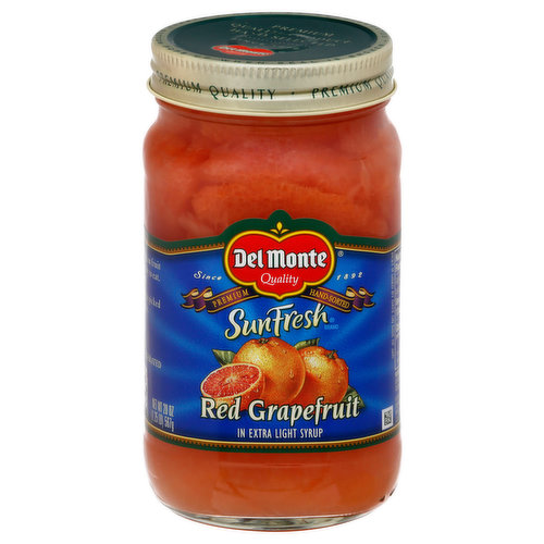 Del Monte Sun Fresh Red Grapefruit, in Extra Light Syrup