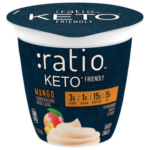 Ratio Dairy Snack, Keto Friendly, Mango