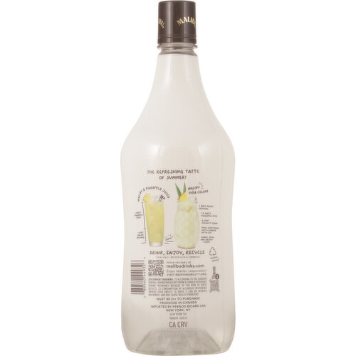 Malibu White Rum, with Coconut Liqueur, Original