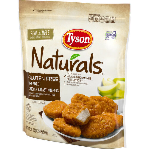 Tyson Frozen Gluten Free Chicken Breast Nuggets