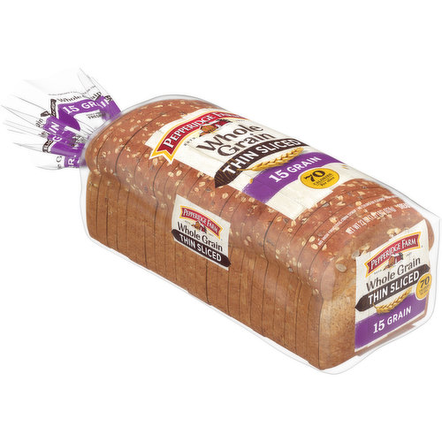 Pepperidge Farm Whole Grain Honey Wheat Bread, 24 Oz. Loaf, Multi-Grain &  Whole Wheat Bread