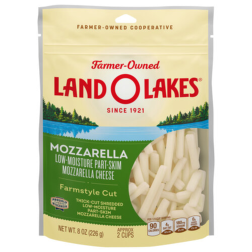 Land O Lakes Mozzarella Cheese Farmstyle Shreds