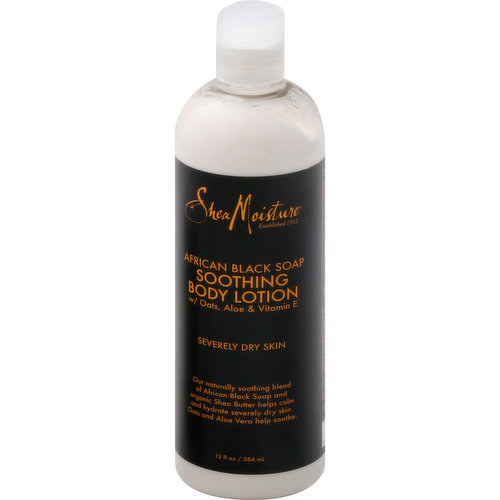 Shea Moisture Body Lotion, Soothing, African Black Soap