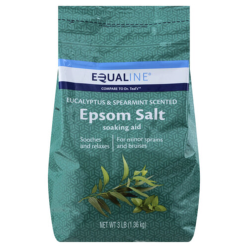 EQUALINE Epsom Salt, Eucalyptus & Spearmint Scented