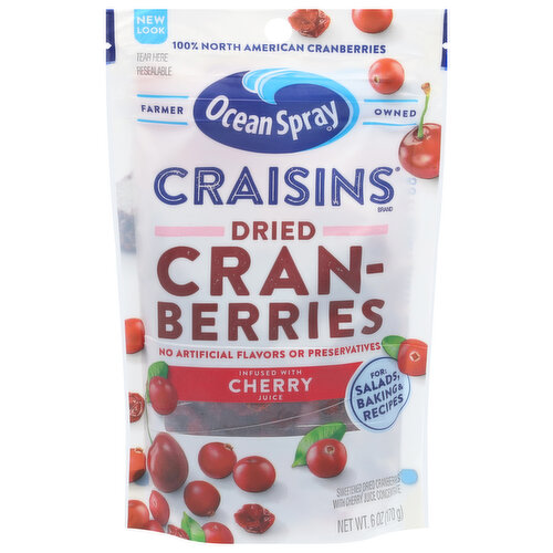 Ocean Spray Craisins Cranberries, Cherry, Dried