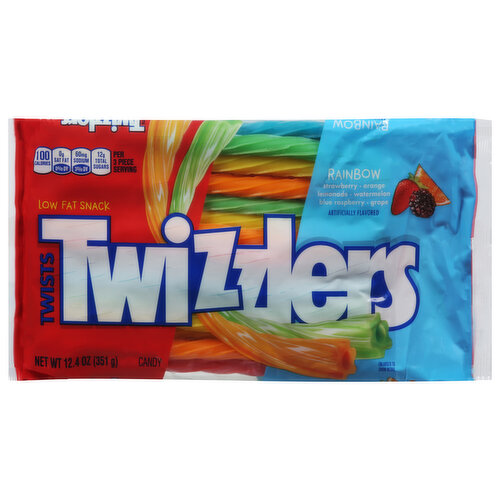 Twizzlers Candy, Rainbow, Twists