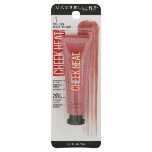 Maybelline Cheek Heat Gel-Cream Blush, Nude Burn 15