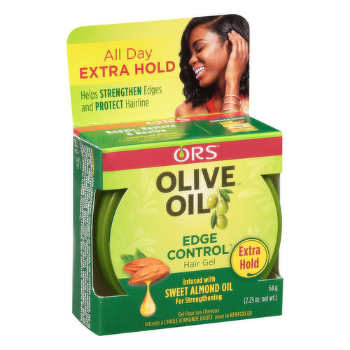 ORS Olive Oil Hair Gel, Edge Control, Extra Hold