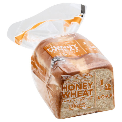 Lewis Bread, Honey Wheat, 1/2 Loaf