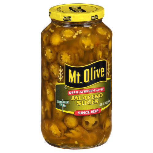 Mt. Olive Jalapeno Slices, Delicatessen Style