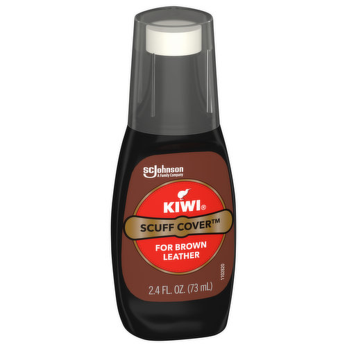 KIWI Scuff Cover Leather White 2.4 fl oz