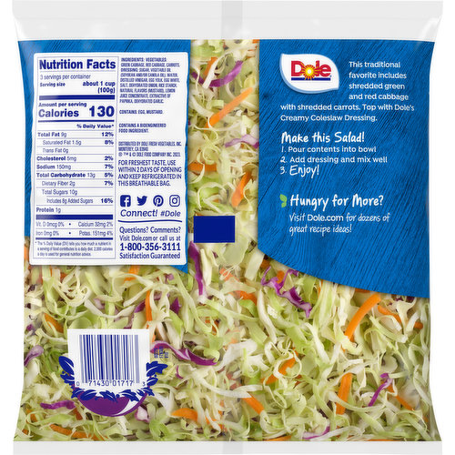 Dole Creamy Coleslaw Dressing Recipe Bryont Blog