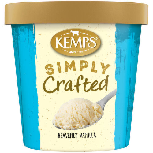 Kemps Simply Crafted Heavenly Vanilla Premium Ice Cream