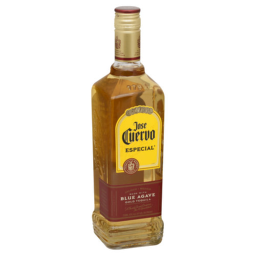 Jose Cuervo Tequila, Gold, Especial, Blue Agave