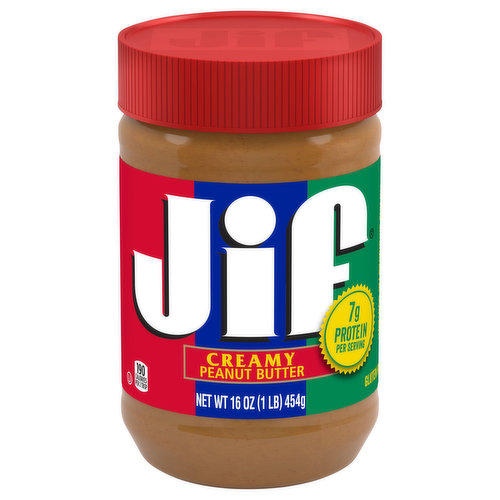 Jif Creamy Peanut Butter, 16-Ounce Jar