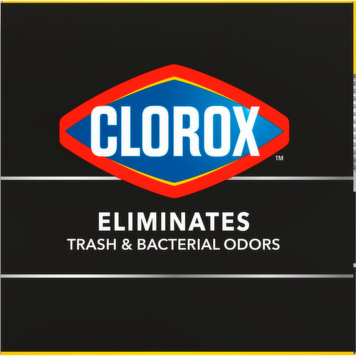 Glad ForceFlex Clorox Trash Bags, Drawstring, Large, Mountain Air - 25 bags