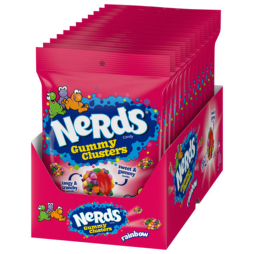 The New Nerds Gummy Clusters Combine Crunchy and Gummy Bites, So Check the  Candy Aisle