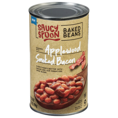 Saucy Spoon Baked Beans, Applewood Smoked Bacon