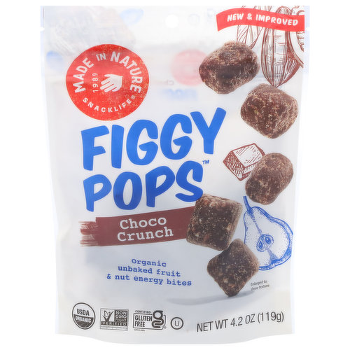 Made in Nature Figgy Pops Energy Bites, Choco Crunch