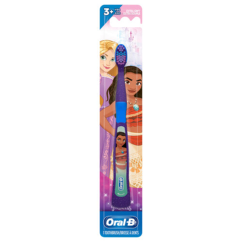 Oral-B Toothbrush, Extra Soft, Disney Princess, 3+ Yrs