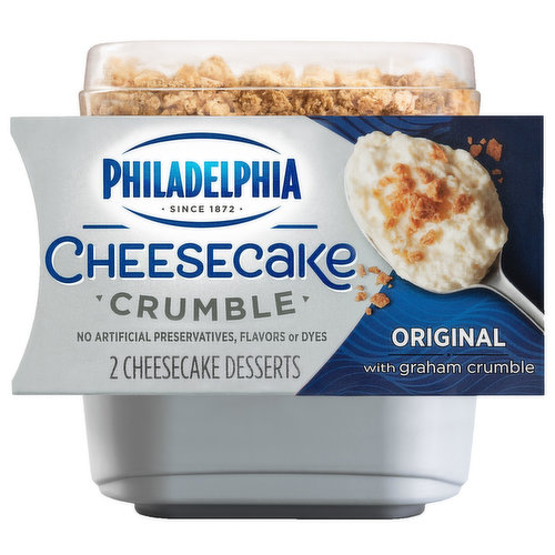 Philadelphia Original Cheesecake Desserts with Graham Crumble