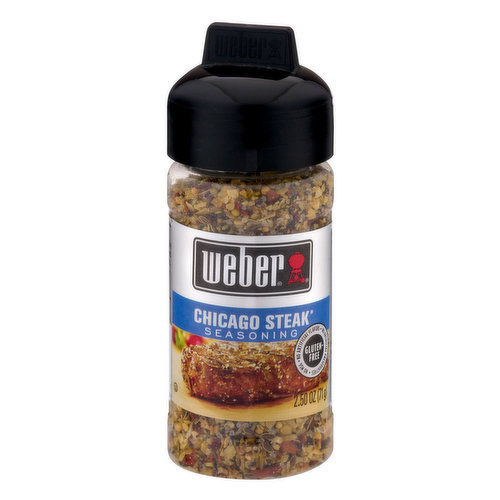 Weber Seasoning, Salt Free, Steak - 2.50 oz