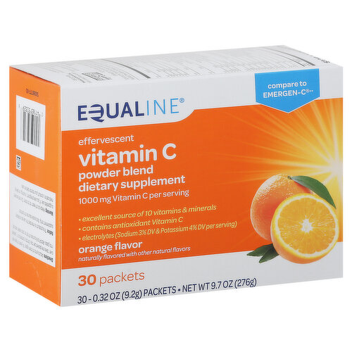 Equaline Vitamin C, Orange Flavor, Effervescent