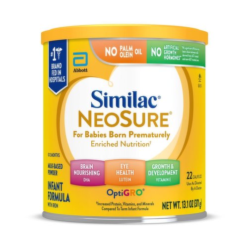 Similac baby food Similac NeoSure Infant Formula with Iron 1-13.1 oz Can